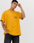 New Look T-shirt With Miami Print In Mustard - Yellow