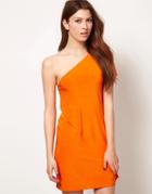 Josh Brody One Shoulder Mini Dress - Orange