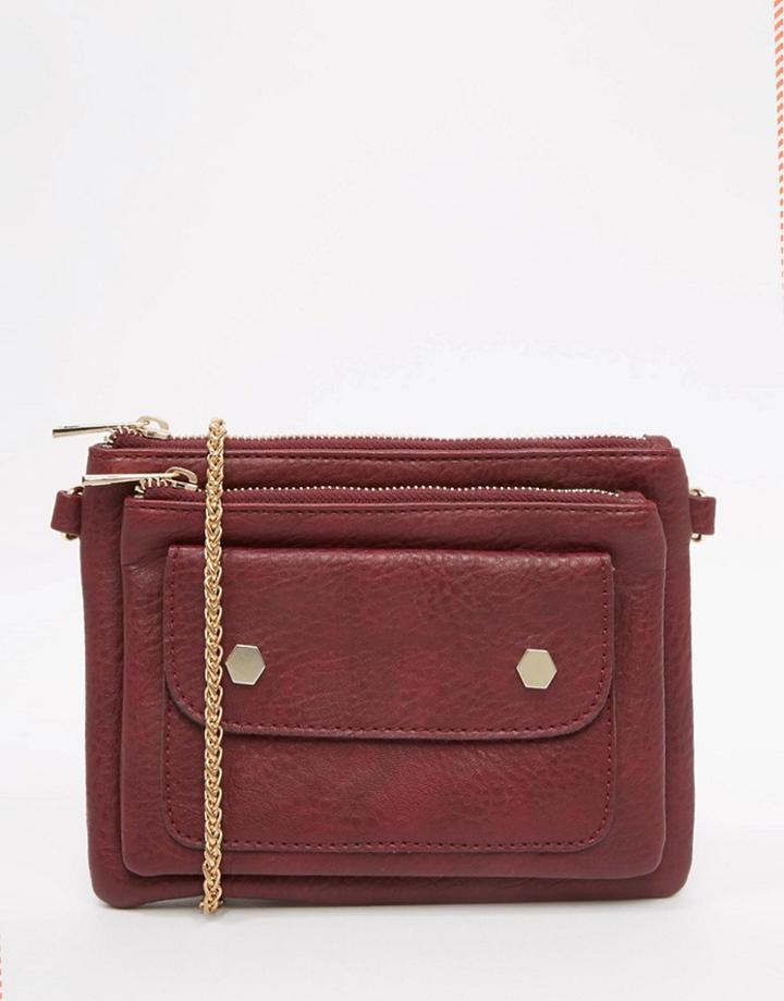 Street Level Cross Body Bag - Burg