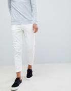 New Look Tapered Jeans In White - White
