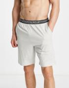 Asos Design Lounge Shorts With Essentialwear Waistband-gray