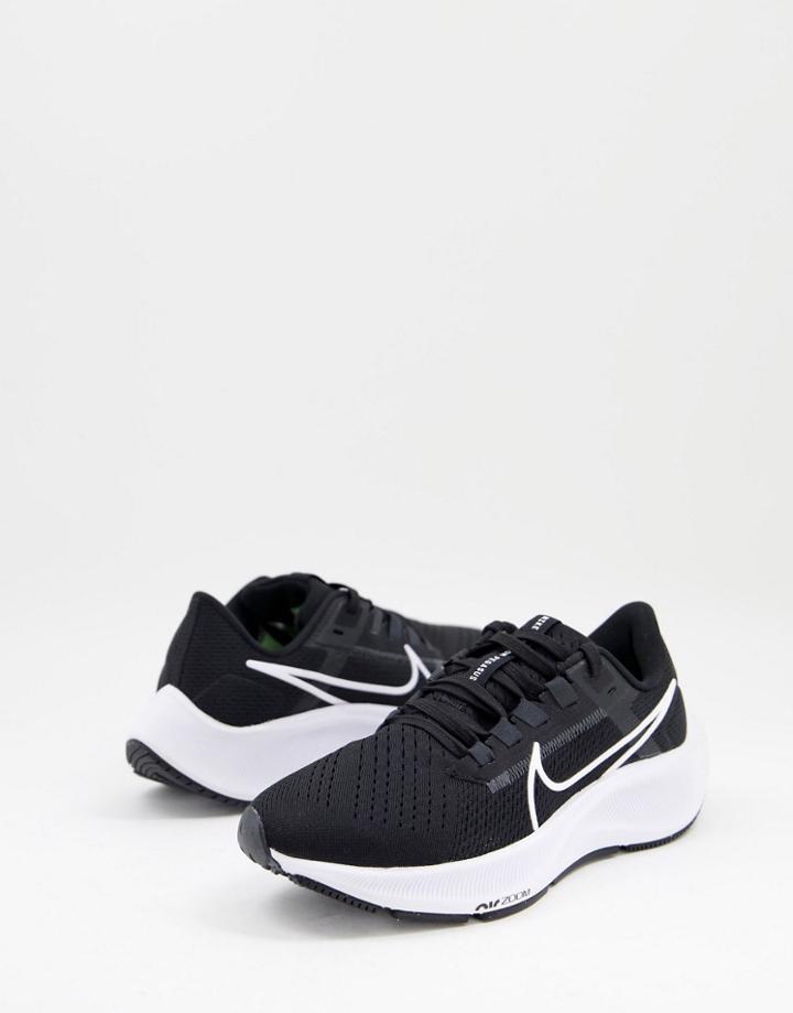 Nike Running Air Zoom Pegasus 38 Sneakers In Black