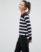 Only Mixed Rib Stripe Sweater - Multi