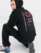 Nothing Is Sacred Rituals Hoodie In Black With Print