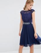 Coast Lori Lee Lace Dress - Navy