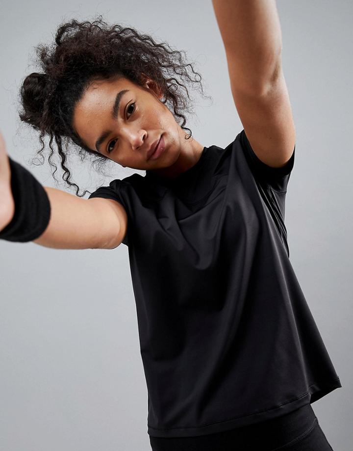 Asos 4505 Training T-shirt In Loose Fit-black