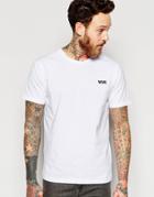 Wood Wood T-shirt With Ww Chest Logo In White - Whit