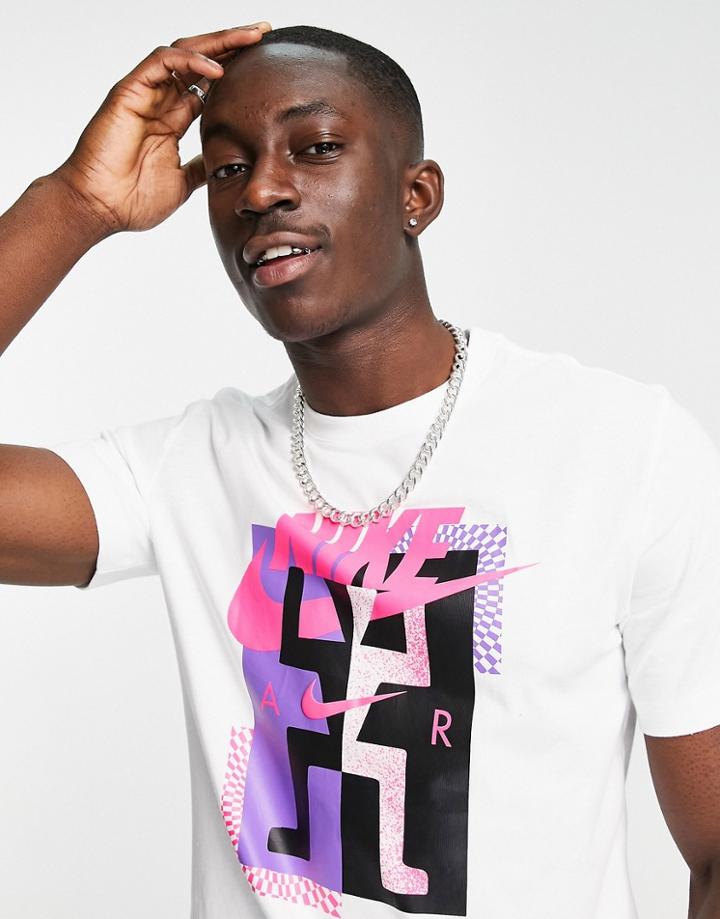 Nike Air Futura Festival Dancer Retro Graphic T-shirt In White