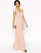 Asos Kate Lace Maxi Dress - Ice Gray