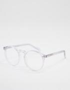 Spitfire Cut Eighteen Unisex Blue Light Glasses In Clear