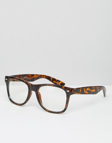 Jeepers Peepers Square Glasses - Black