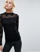 B.young Lace Top - Black