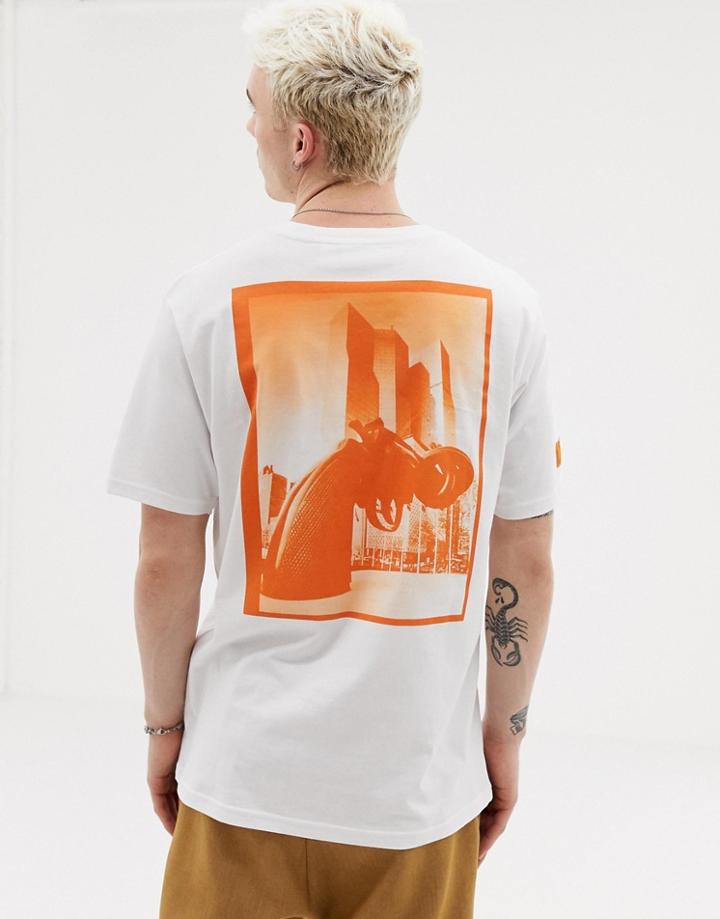 Weekday X Non Violence Frank T-shirt White - White