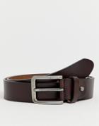 Only & Sons Leather Belt In Brown - Brown