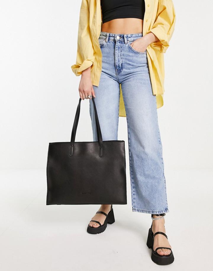 Smith & Canova Large Tote Bag In Black