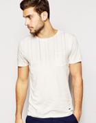 Boss Orange T-shirt With Fading Chest Print - Cream