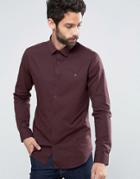Farah Berbick Slim Fit Formal Shirt - Red