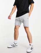 Le Breve Jersey Shorts In Heather Gray - Part Of A Set-grey
