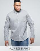 Another Influence Plus Chambrey Shirt - Gray