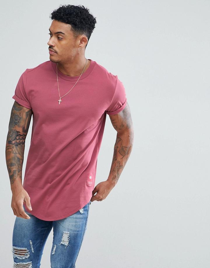 G-star Beraw Shelo T-shirt In Lt Garnet - Red