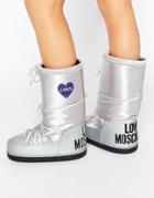 Love Moschino Silver Snow Boots - Silver