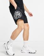 Kappa Retro Logo Shorts In Black
