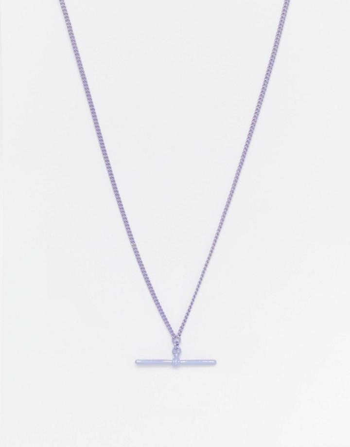 Me & Zena T-bar Necklace - Lilac