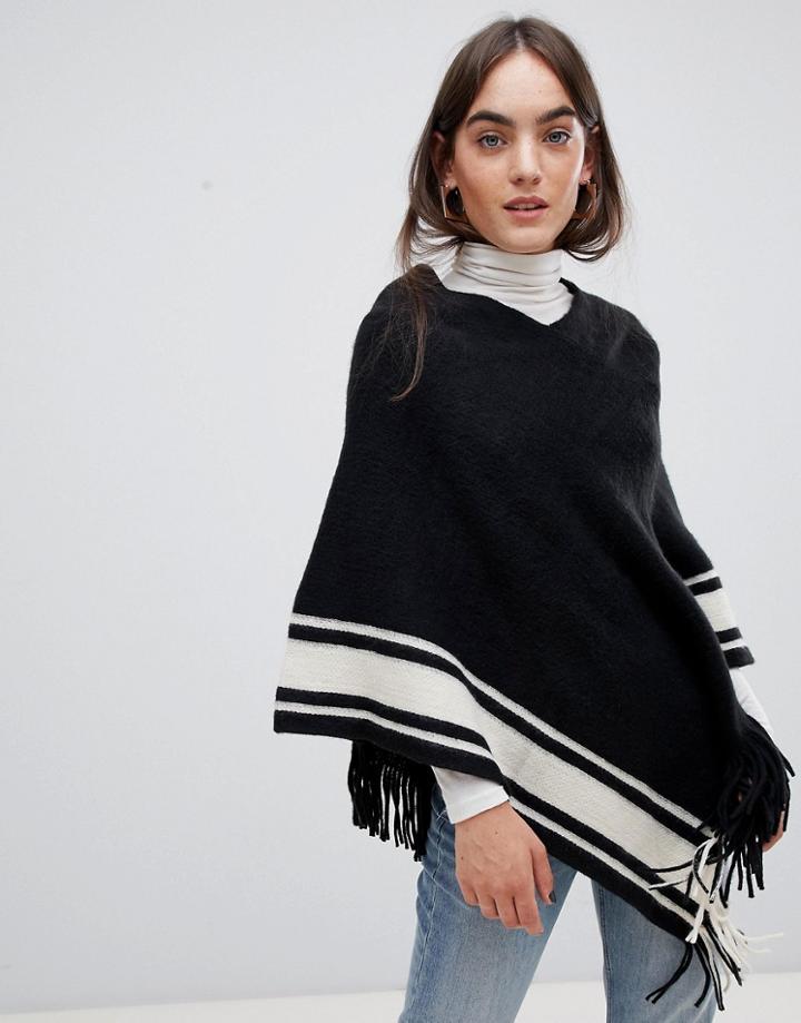 B.young Poncho - Black
