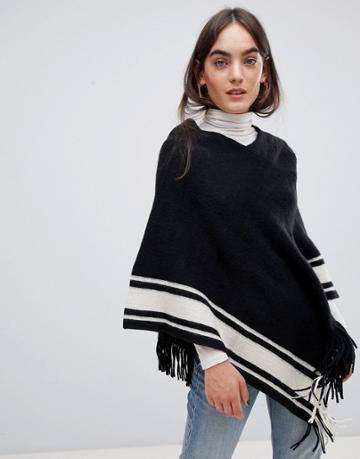 B.young Poncho - Black