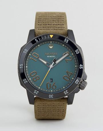 Nixon X Star Wars Cassian Ranger Leather Watch - Brown