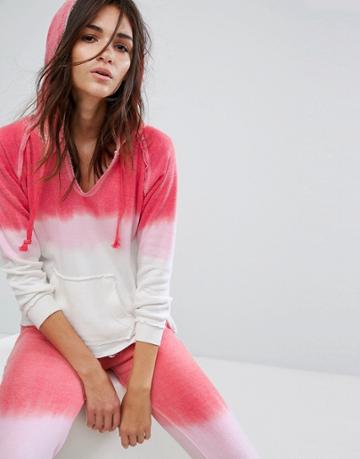 Ocean Drive Tie Dye Hoody - Orange