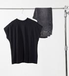Weekday Prime Cotton T-shirt In Black - Black