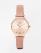 Olivia Burton Rose Gold Mid Dial Pink Watch - Pink