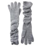 Asos Super Soft Long Gloves - Gray