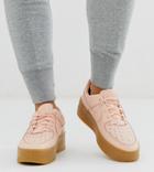 Nike Pale Pink Gum Sole Air Force 1 Sage Low Sneakers