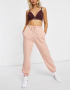 Missguided 90s Sweatpants In Blush-pink