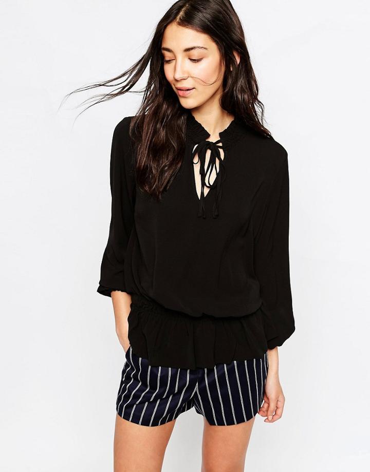 Gestuz Era Blouse - Black