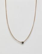 Cheap Monday Mini Skull Necklace In Gold - Gold