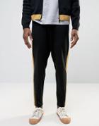 Asos Knitted Joggers With Metallic Yarn - Black