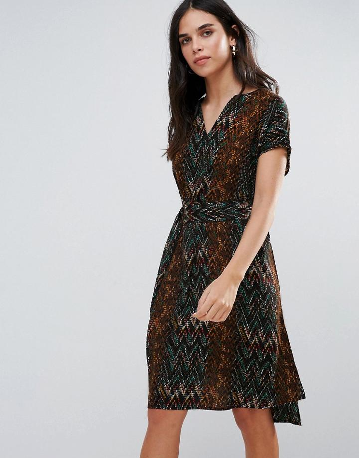 Vero Moda Belted Shift Dress - Black