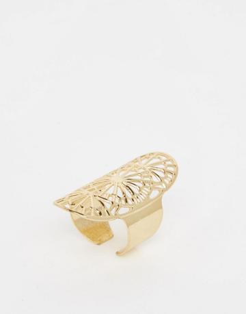 Ashiana Detailed Ring - Gold