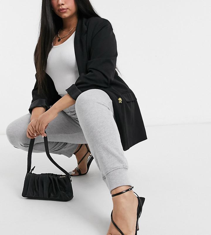 In The Style Plus X Billie Faiers Loungewear Jogger In Gray