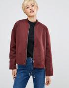 Weekday Bomber Jacket - Red