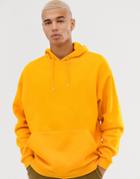 Asos Design Oversized Hoodie In Bright Yellow - Yellow