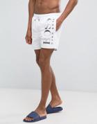 Boss By Hugo Boss Octopus Swim Shorts - Green