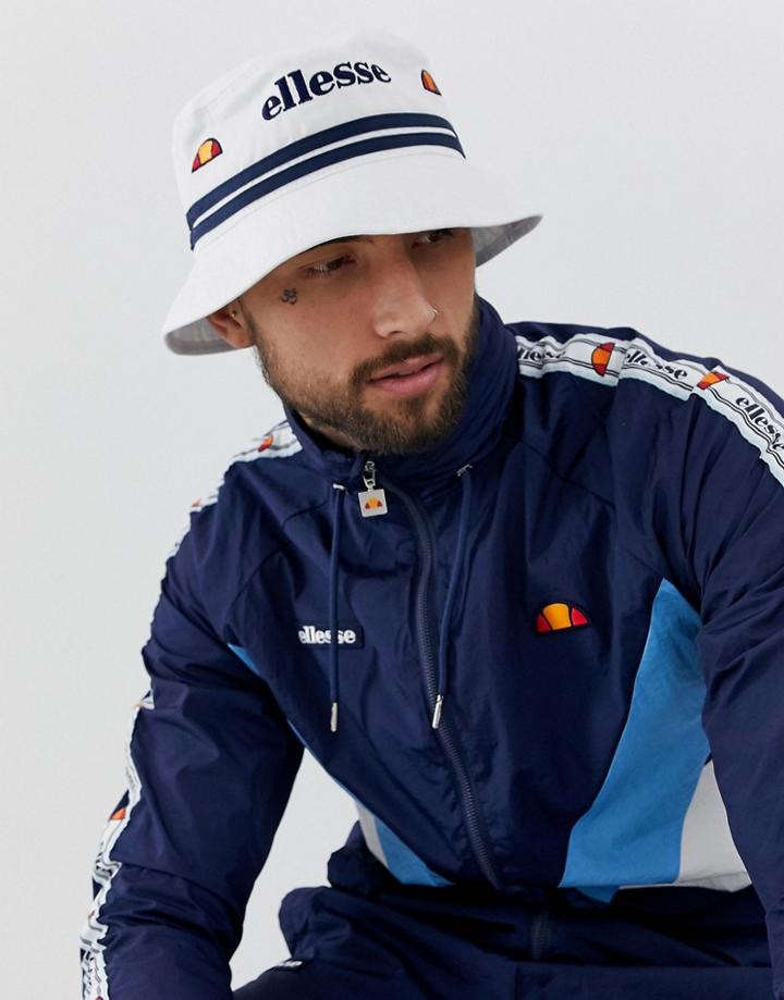 Ellesse Lorenzo Bucket Hat In White - White