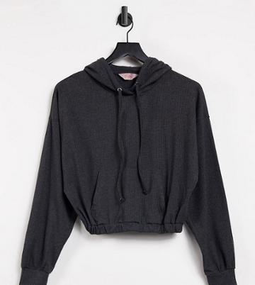 Catch Exclusive Oversized Hoodie In Charcoal-grey