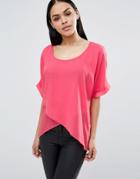 Pussycat London Short Sleeve Top - Pink