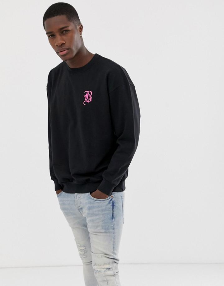 Bolongaro Trevor Drip Skull Print Sweatshirt - Black