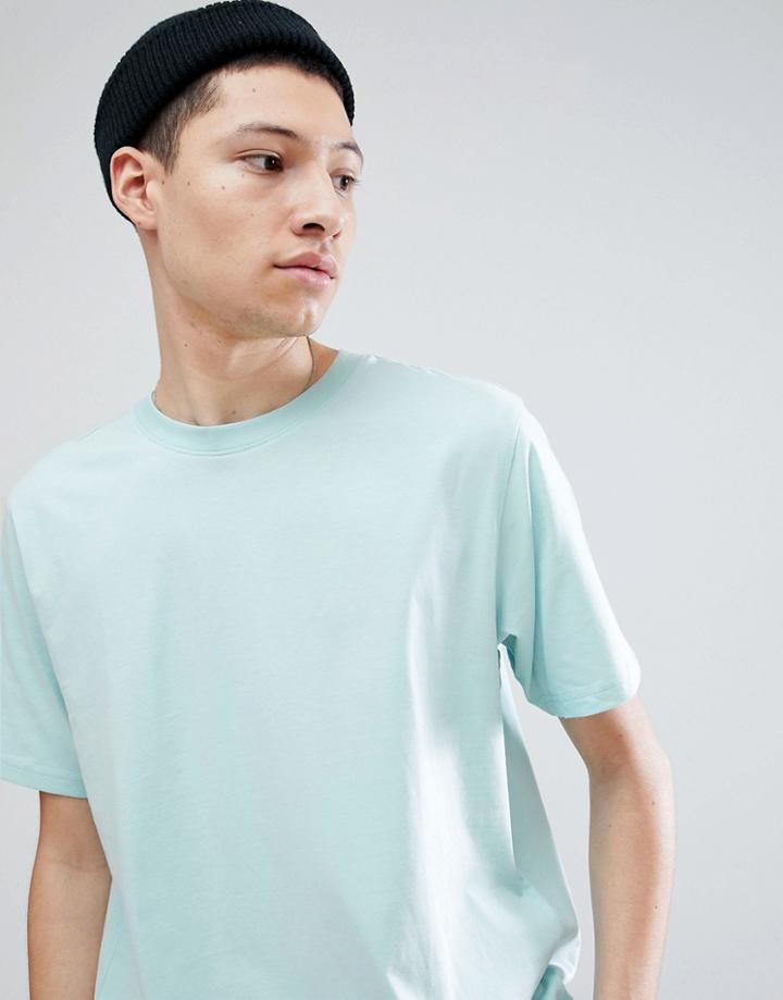 Weekday Frank T-shirt - Blue